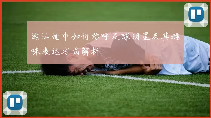潮汕话中如何称呼足球明星及其趣味表达方式解析