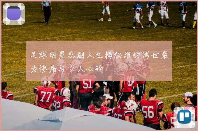 足球明星悲剧人生揭秘谁的离世最为惨痛与令人心碎
